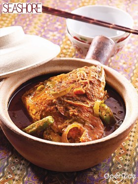 Singaporean Curry Fish Head Recipe 新加坡咖喱鱼头食谱