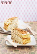 Peanut Butter Mille Crepe Recipe  花生酱法式千层蛋糕食谱