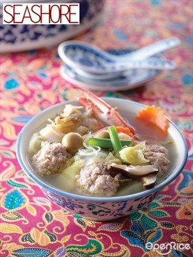 Bakwan Kepiting (Meat Balls Soup with Crab) Recipe 螃蟹肉球汤食谱