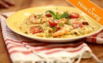 Seafood Spaghetti in Creamy Sauce Recipe 奶油海鲜意大利面食谱