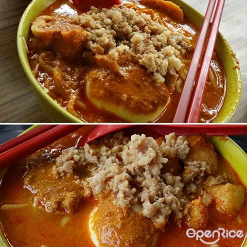 Negeri Sembilan, Seremban, laksa,  curry soup, homemade chili sauce, yong tau hu, beancurd sticks, Asia Laksa House