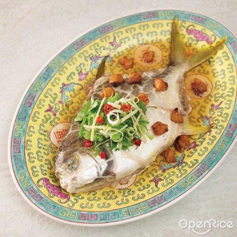 Steamed Fish In Net Recipe, Chinese New Year, Recipes, Reunion Dinner, Chinese New Year Dishes