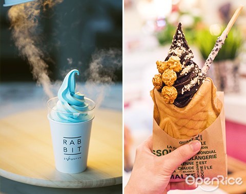 softserve, godiva, chocolate, ice cream, liquid nitrogen ice cream, Penang