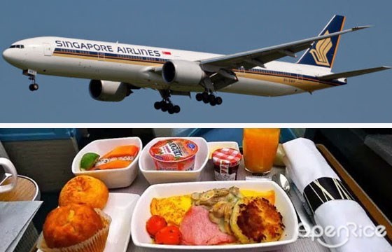 飞机餐，新加坡航空，新加坡