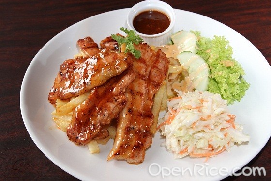Juro Restaurant, Pork Meal, Western Cuisine, Kepong, German Pork Knuckle, German Sausage Platter, Grilled Chicken Chop