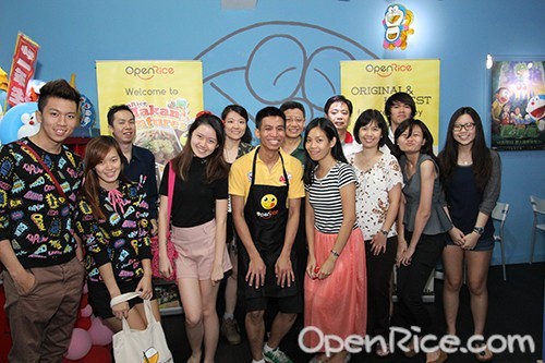 MakanVenture, OpenRice food tasting session, OpenRicers, OpenRice members, DDream Cafe, SS2, PJ, Nicholas Lim, Doraemon, Taiwanese food, Sweet Potato Fries with Sour Plum Powder,柑梅地瓜, Popcorn Chicken, Taiwanese Fried Chicken, 現炸鹽酥雞, Red Braised Beef with Ramen, 紅燒牛肉拉麵, Wheatgrass Jelly with Milk, 鮮草奶凍
