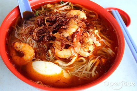 prawn mee, penang hokkien mee