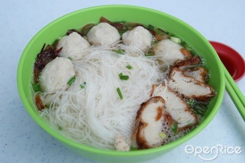 Pudu Fish Ball Noodle, Road side stall, Pudu, Jalan Pasar