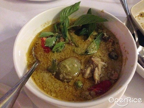 My Elephant, 泰国餐, 青咖哩鸡, Green Curry Chicken