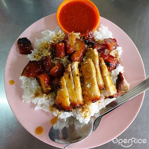 Medan Makan Boon Leong, melaka, malacca, char siew, siew york, roasted pork