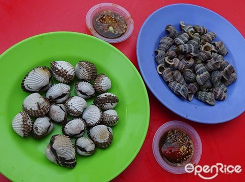 Tong Bee Cockles Stall, melaka, malacca, Cockles