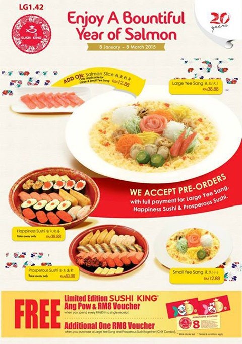 Sushi king yee sang 2022