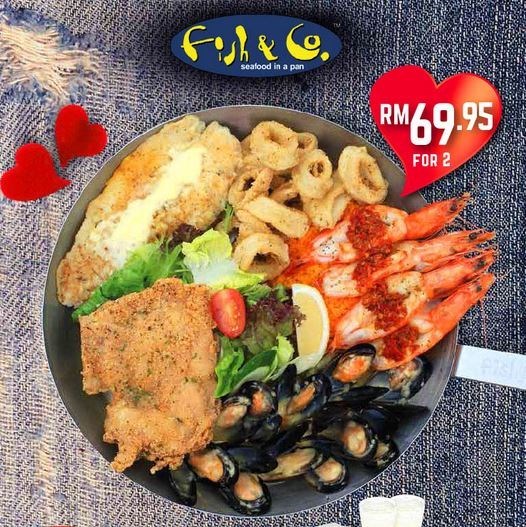 fish & co, seafood, valentine, promotion