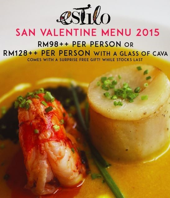 estilo, spanish food, valentine, promotion