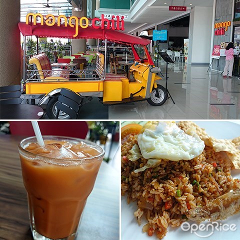 Mango Chili Restaurant, Thai Food, Thai Fried Rice, Green Curry, Vegetable Spring Roll, Nexus Bangsar South, KL