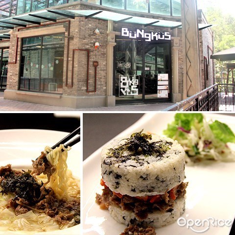 Bungkus cafe, Empire Damansara, Bulgogi, Rice Burger, Korean cafe