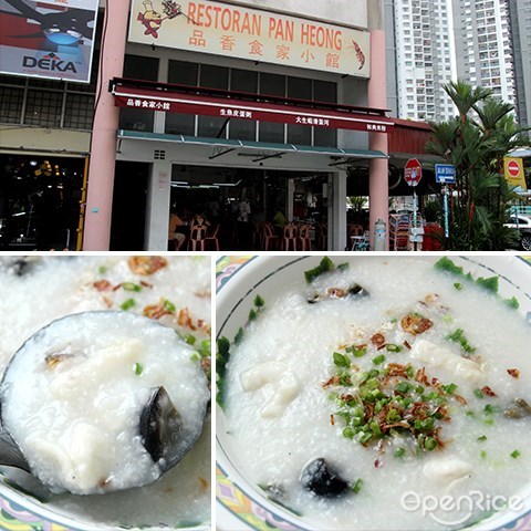 pan heong, batu caves, fish, porridge, kl