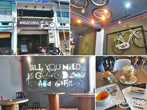 Wheeler's Coffee, 自行车, 主题咖啡馆, 槟城