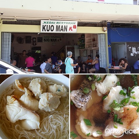 Restaurant Kuo Man, Fresh Fish Noodles, Kota Kinabalu, Sabah