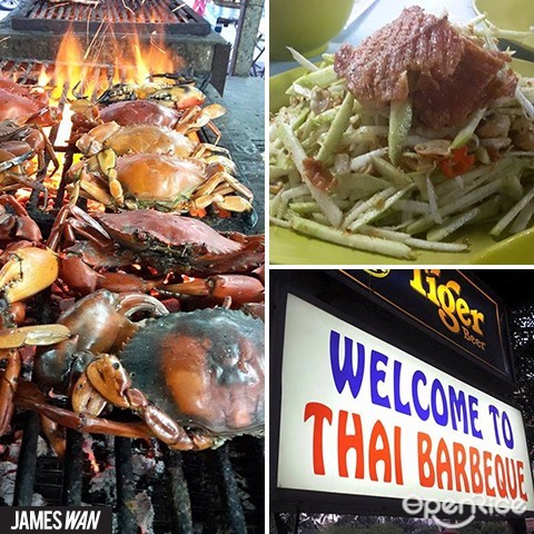 螃蟹,泰国炸鱼,Ampang,Nong & Jimmy, 泰式油条,咖央