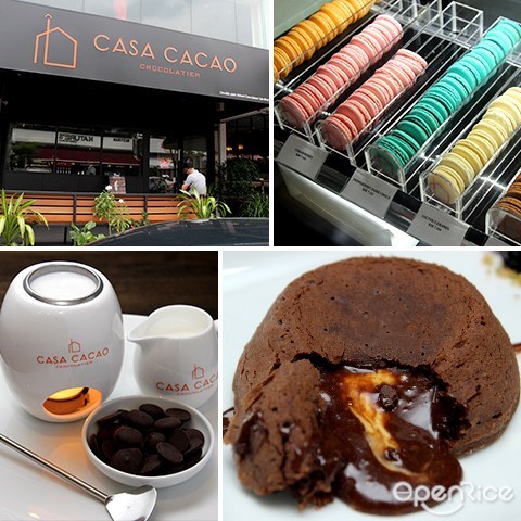 casa cacao, bangsar, chocolate, chocolate lave cake, signature cocao