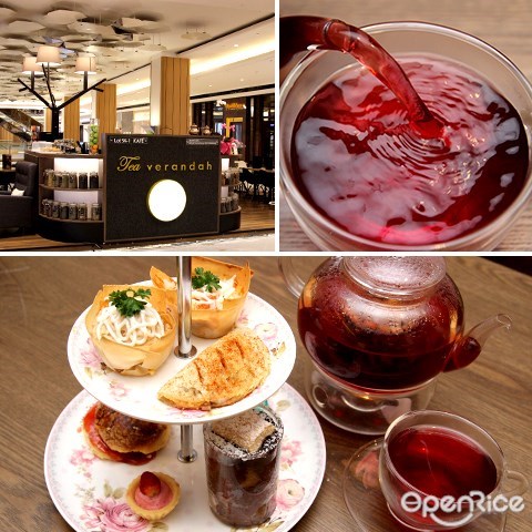 atria, damansara jaya, pj, restaurant, shopping mall, tea veranda, flower tea, tea set