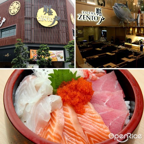 sashimi, sushi zento, japanese, sri petaling, food, new restaurant