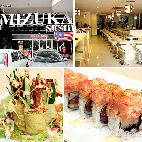 mizuka sushi, sashimi, maki, japanese, setapak, jalan genting klang, pv128