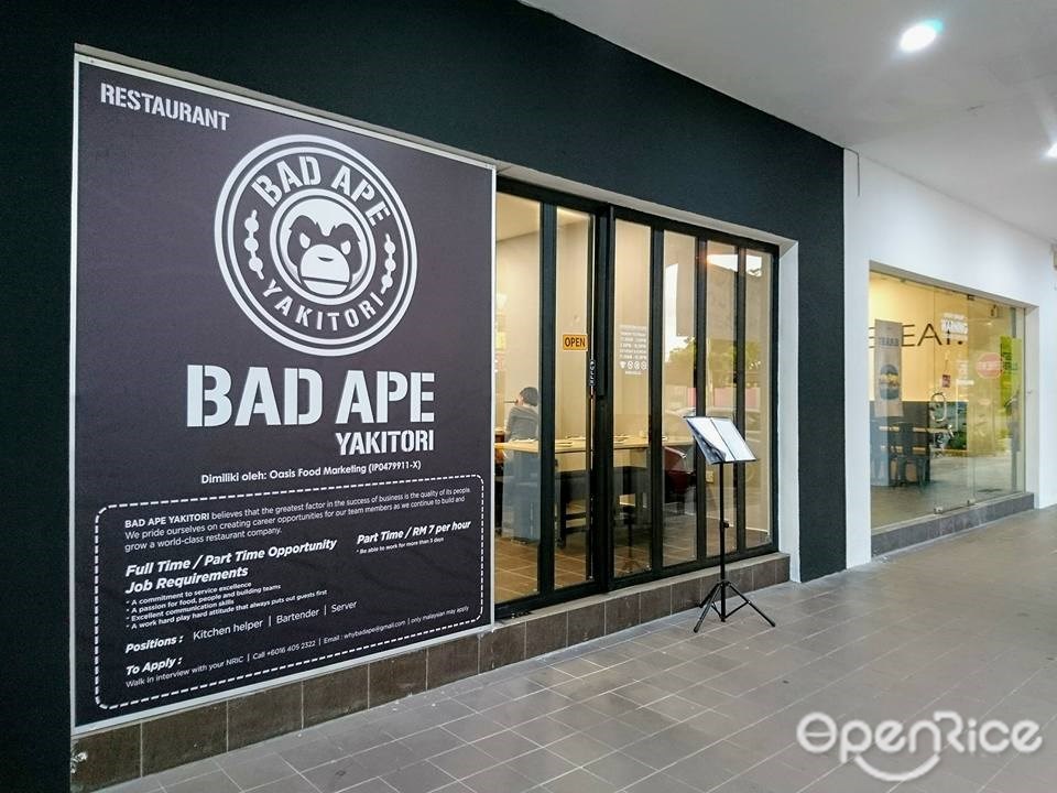 Bad Ape Yakitori Japanese Ramen Udon Soba Restaurant In Ipoh Town Perak Openrice Malaysia