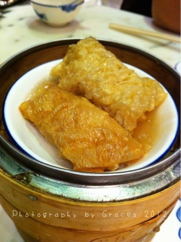 腐竹鸡卷,味道一般。