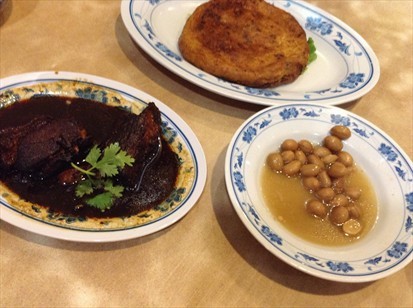 The tasty food at midnight