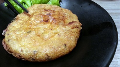 菜圃蛋 Fried "Choy Boh" with Egg