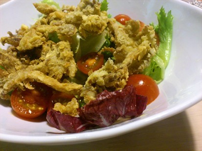crispy mushroom salad