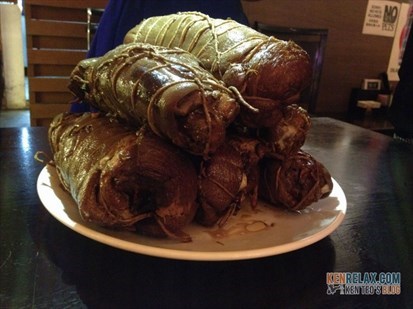 Claypot Pork Knuckle when they stack up together, it looks so delicious!